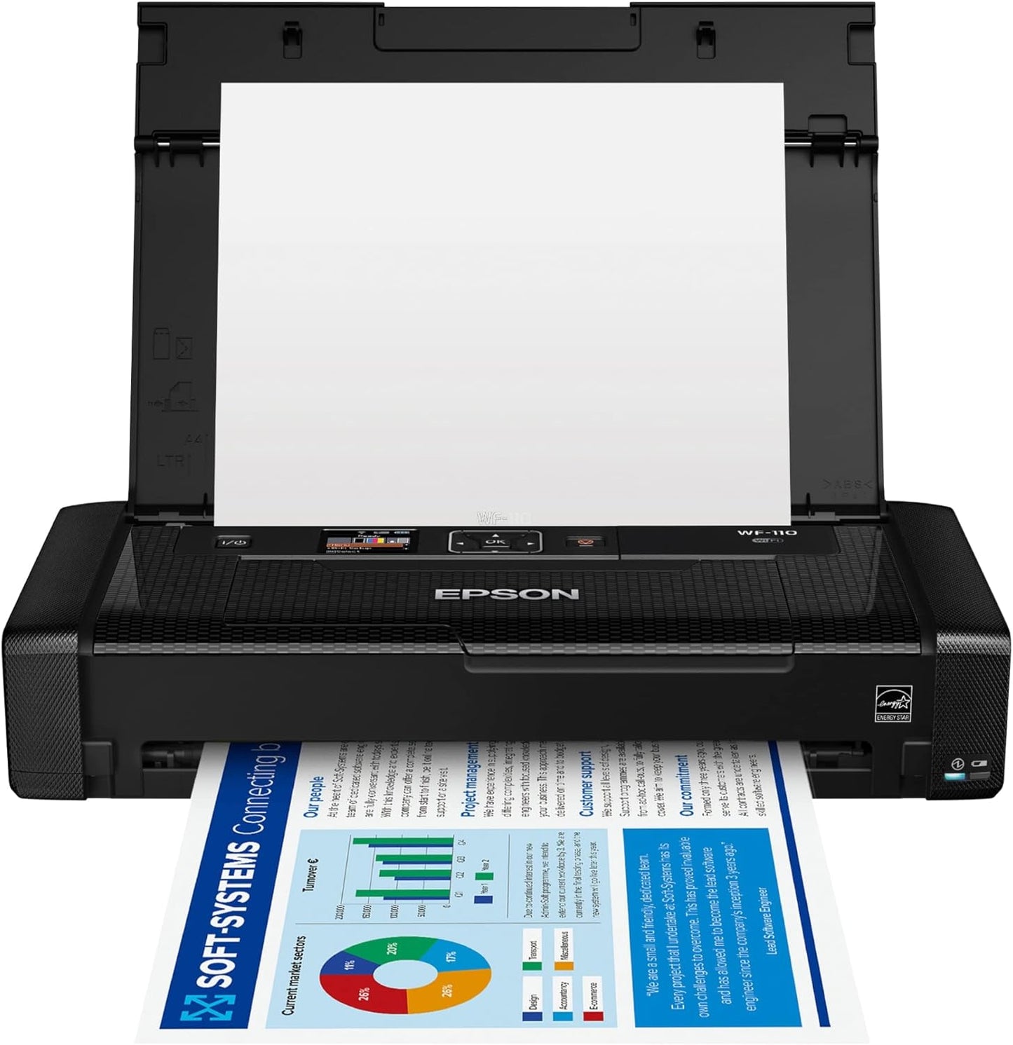 Epson WF-110 Wireless Mobile Color Printer - Portable