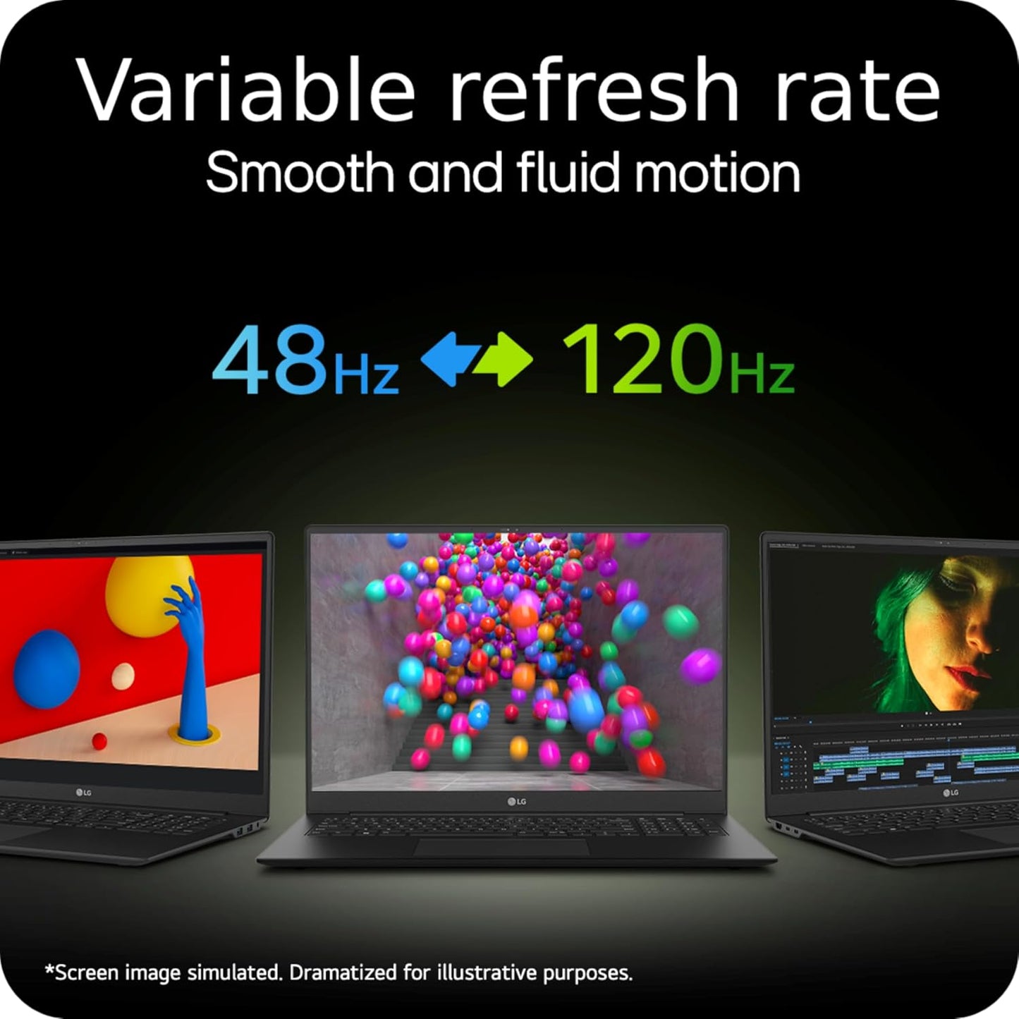 LG 16T90SP-K.ADB9U1 gram Pro 16" OLED 2in1 Laptop