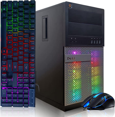 Dell OptiPlex Tower RGB Gaming PC i7 GTX 1660 Super Renewed