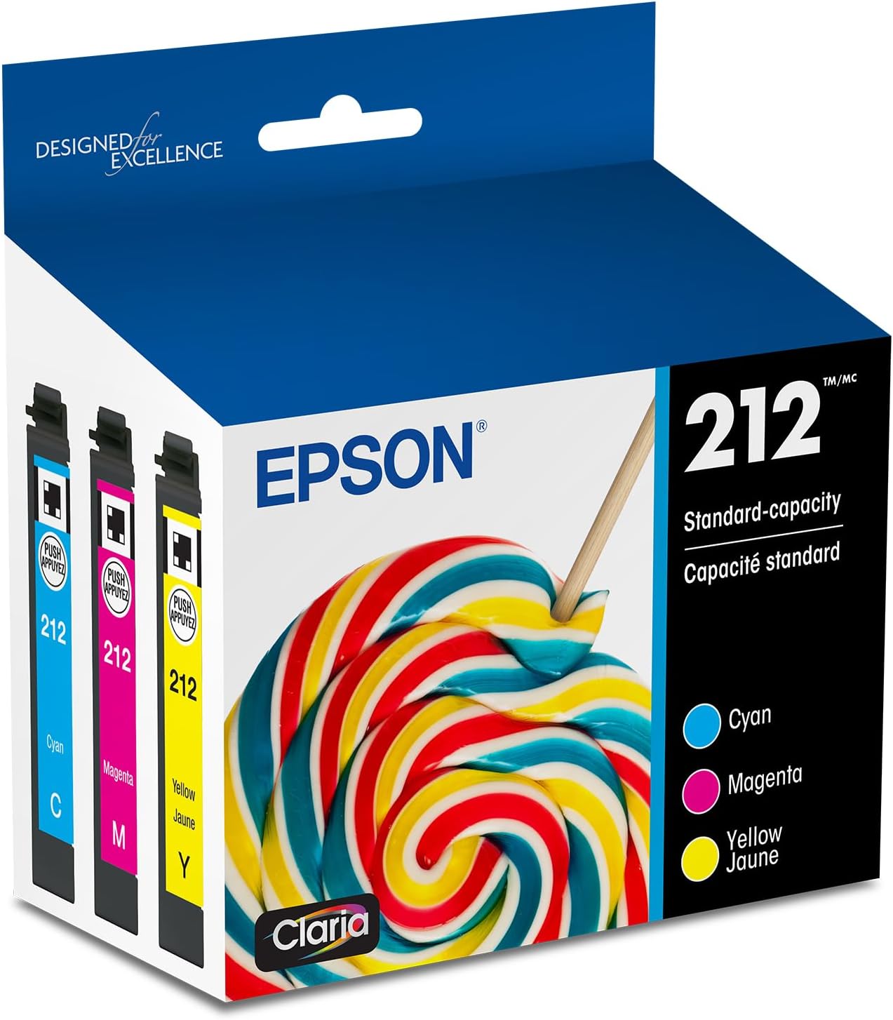 Epson T212520-S 212 Claria Ink Color Combo Pack