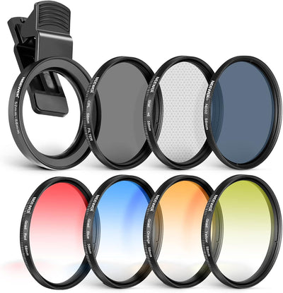 Neewer 10101534 58mm Lens Filter Kit Mobile Phone