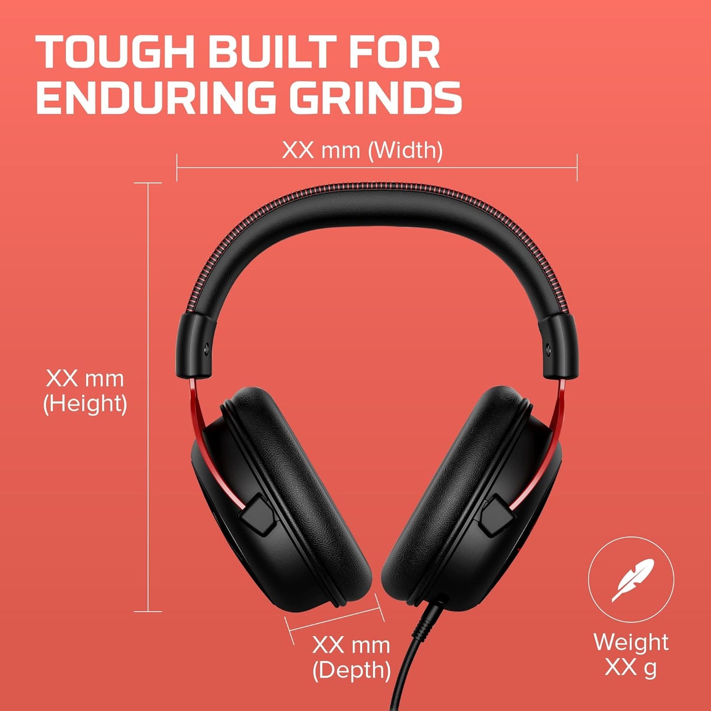 HyperX CL003 Cloud II Red Gaming Headset 7.1 Surround