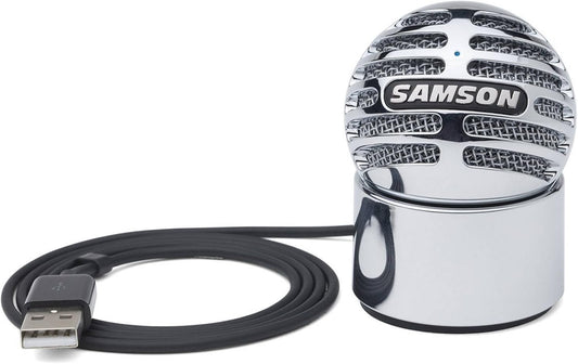 Samson SAMETEORITE USB Condenser Microphone - Chrome