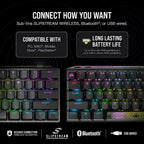 Corsair CH-9189014-NA K70 Pro Mini Wireless Cherry MX Keyboard Renewed