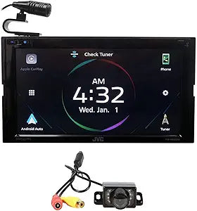 JVC KW-M865BW+RBC1 Wireless CarPlay Android Auto Receiver & Camera