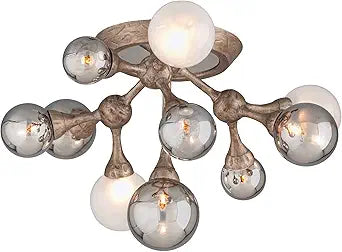 Misc Element Modern 10-Light Semi-Flush Mount Ceiling Light