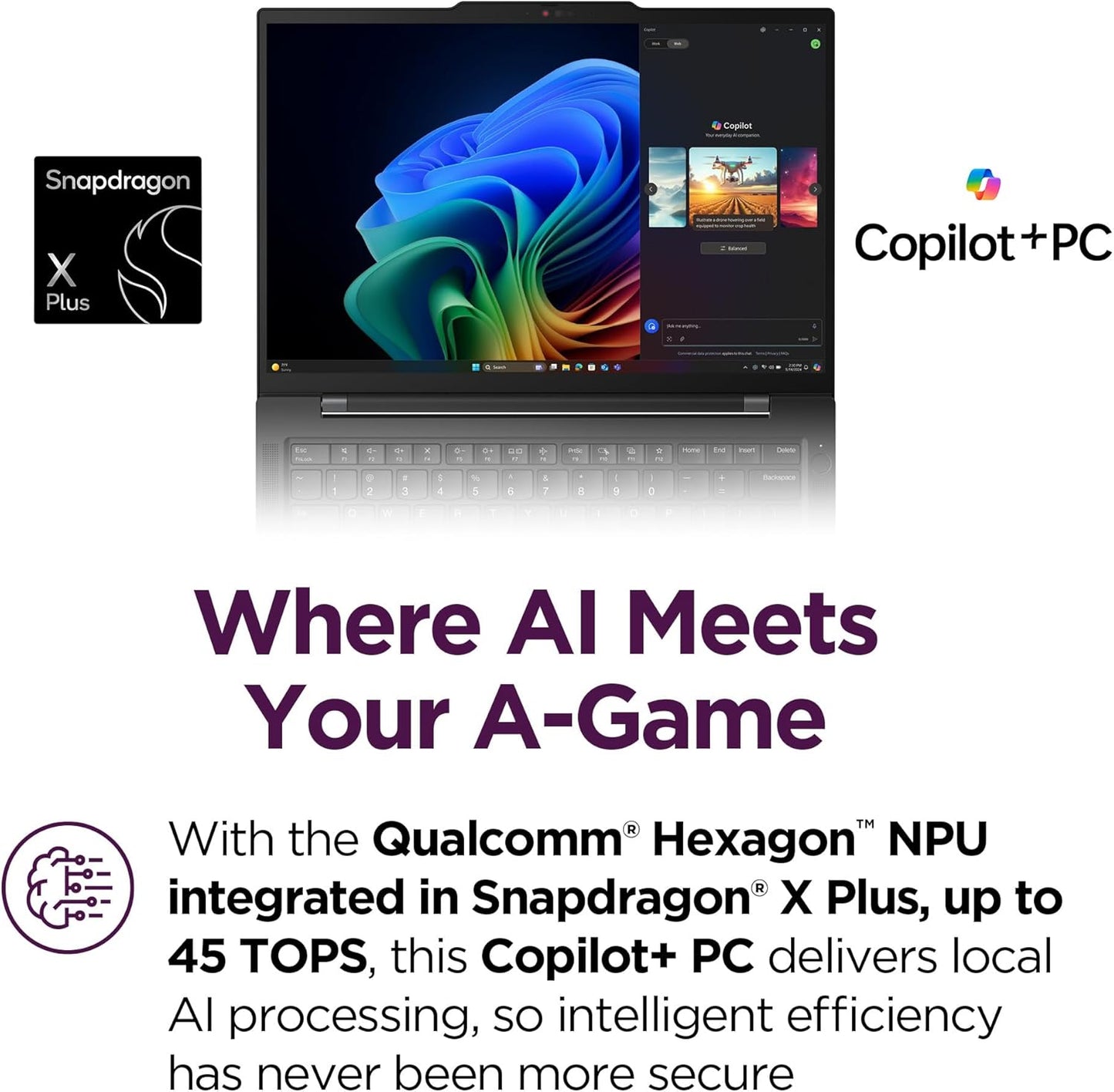 Lenovo 83GH0001US IdeaPad 5X 2-in-1 Copilot+ Laptop