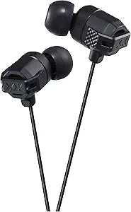JVC HAFX102B Black In-Ear Headphones — main product image