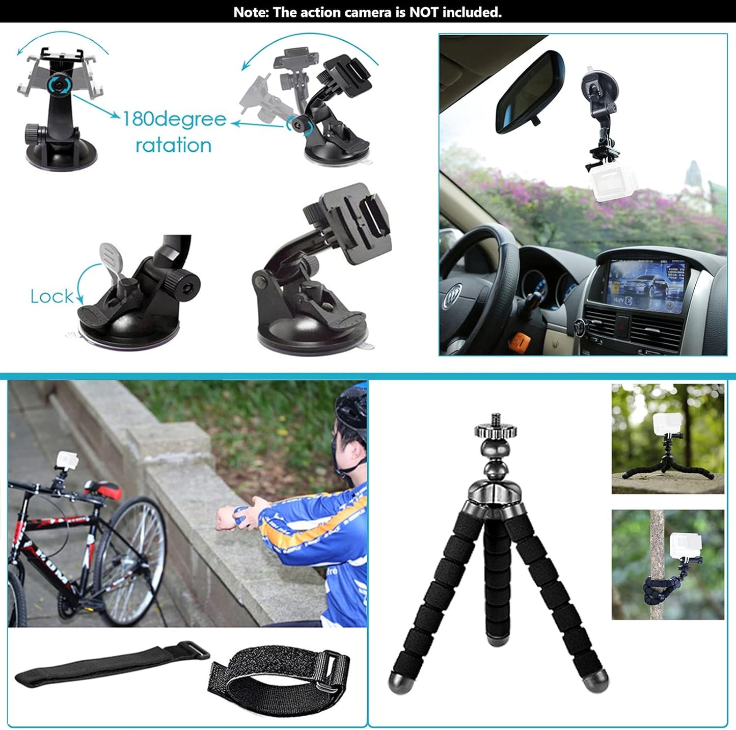 Neewer 58-In-1 Action Camera Accessory Kit GoPro