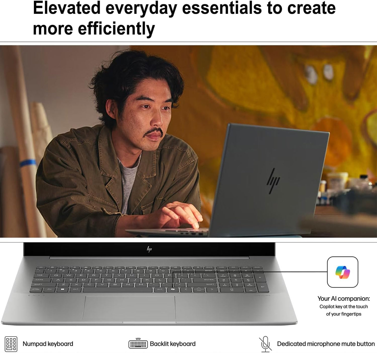 HP TPN-Q234 Envy 17" 4K UHD Business Laptop Ultra 7 64GB 8TB SSD