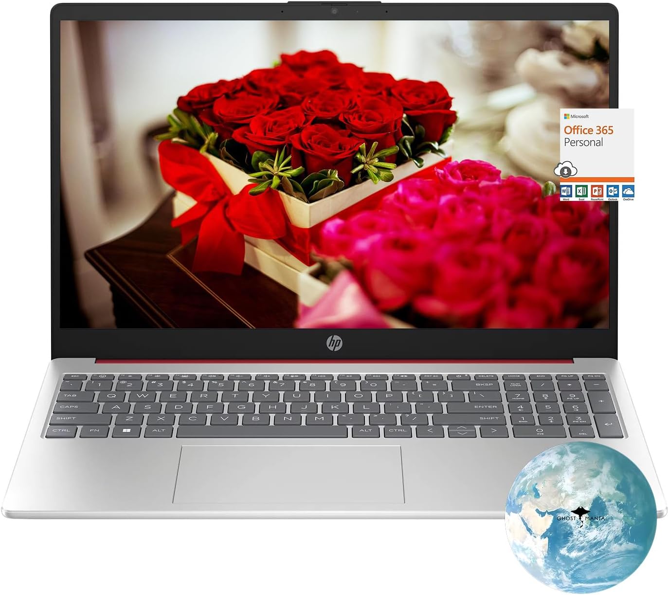 HP 15.6" HD Laptop Intel Pentium N200 - Microsoft 365 Bundle