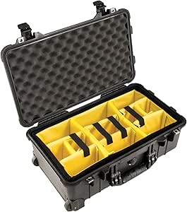 Pelican 015100-0040-110 1510 Black Case with Dividers