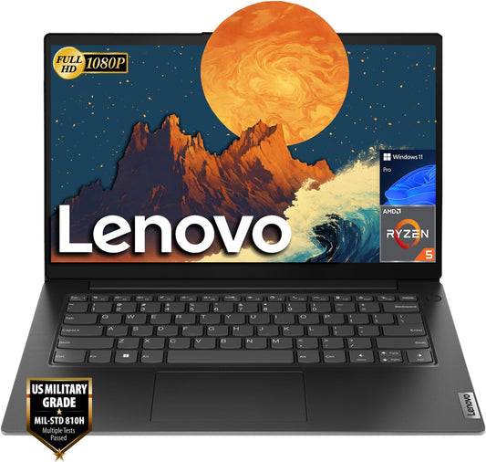 Lenovo G4 - V14 Ryzen 5 Laptop - 14" FHD, 8GB, 256GB SSD, Win 11 Pro