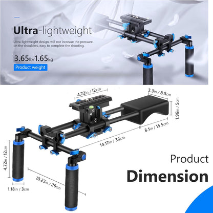 Neewer 10072189 Camera Shoulder Rig Film Making Kit