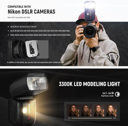 NEEWER Z880-N i-TTL Speedlite Flash for Nikon
