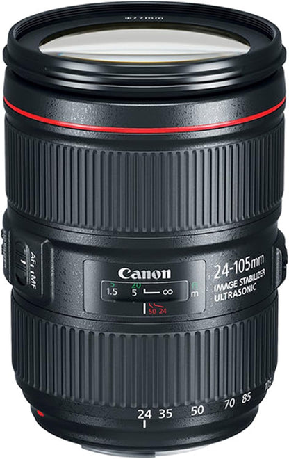 Canon 5D Mark IV DSLR Camera 24-105mm Lens Bundle Renewed