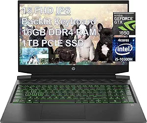 HP Pavilion Gaming Laptop i5 GTX 1650 16GB 1TB SSD
