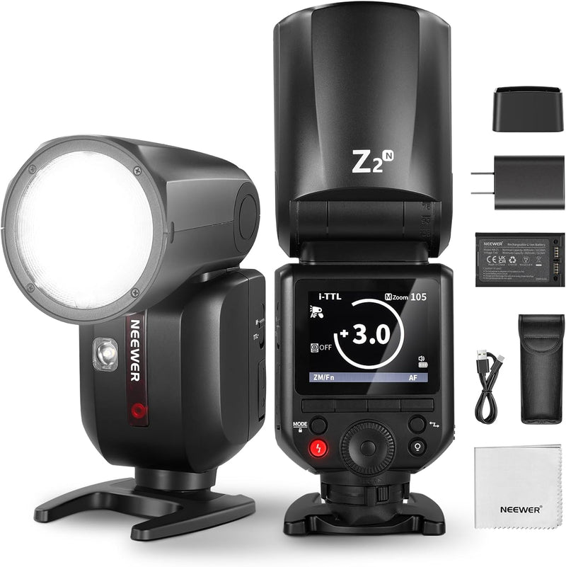 Neewer Z2-N TTL Round Head Flash Speedlite for Nikon — main product image
