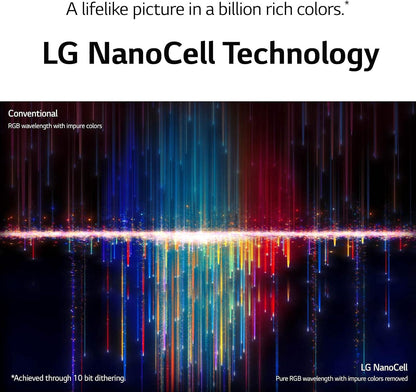 LG 50NANO80UPA 50" NanoCell 4K TV Platin Audio System