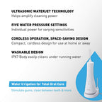 Panasonic EW1511W Cordless Water Flosser - Ultrasonic Dental Irrigator