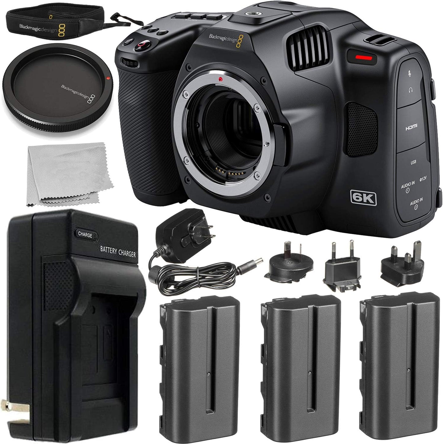 Blackmagic Design Gen 5 Pocket Cinema 6K Pro Camera Bundle