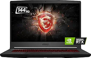 MSI GF65 15.6" 144Hz RTX 3060 Gaming Laptop