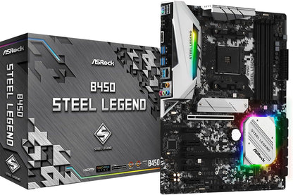 ASRock B450 STEEL LEGEND AM4 ATX Motherboard