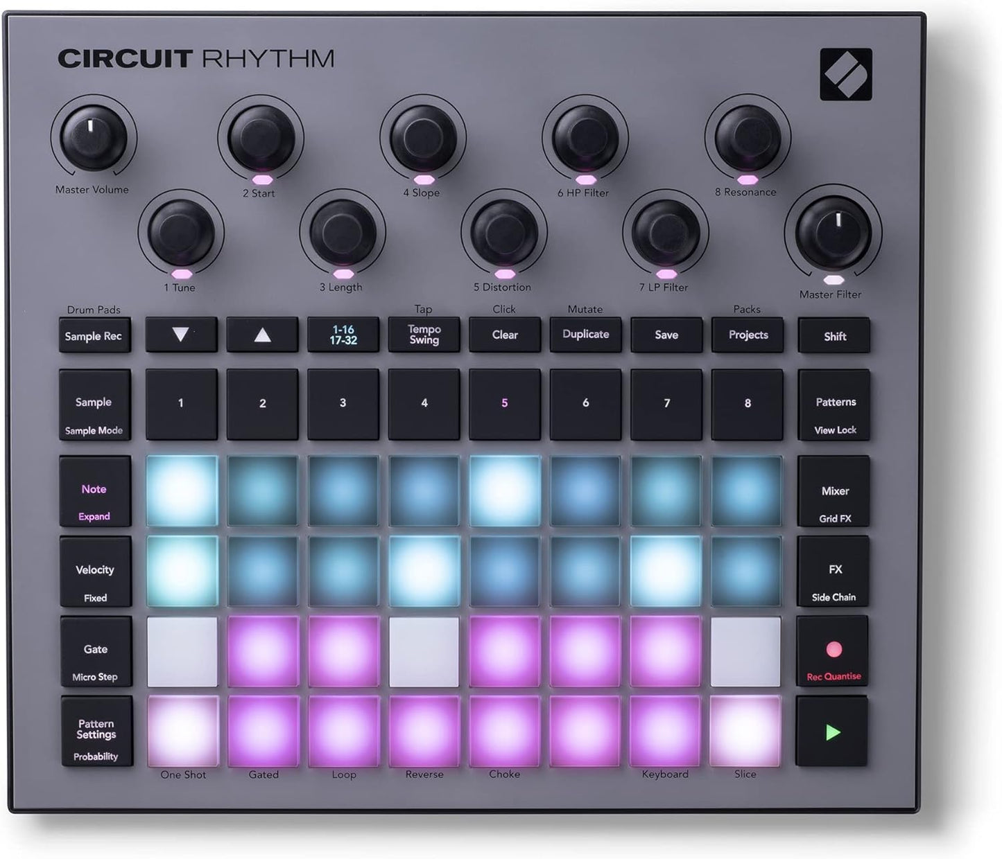 Novation Circuit Rhythm Beatmaking Sampler Bundle