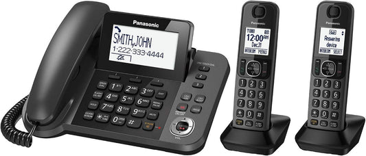 Panasonic KX-TGF352M Corded/Cordless Phone (Renewed)