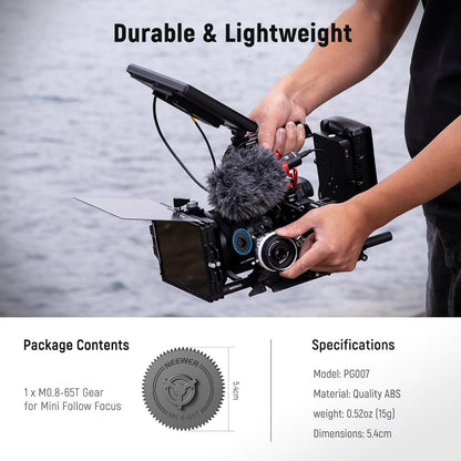 Neewer 10102693 M0.8-65T Follow Focus Gear