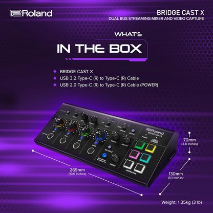 Roland BRIDGECSTX Dual Bus Gaming Mixer Interface