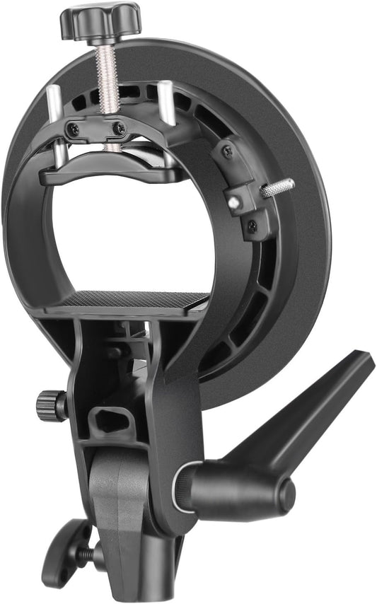 Neewer 10074138 S-Type Bracket Bowens Mount - Speedlite Flash Holder