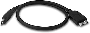 Western Digital WDBLVG0000NBK-WRSN USB-C to Micro-B Cable