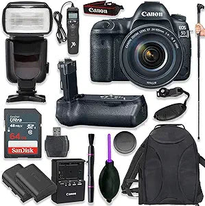Canon EOS 5D Mark IV 24-105mm Lens Bundle