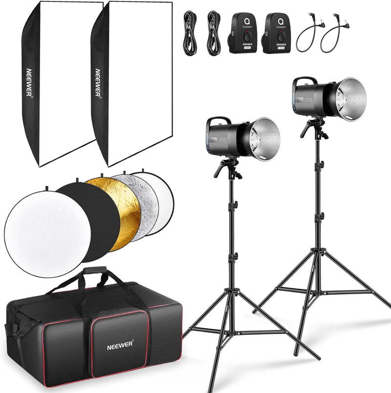 Neewer S101-300W PRO Studio Monolight Flash Kit — main product image