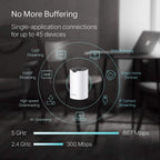 TP-Link Deco S4(1-pack) Whole Home Mesh WiFi - 2000 Sq.ft Coverage