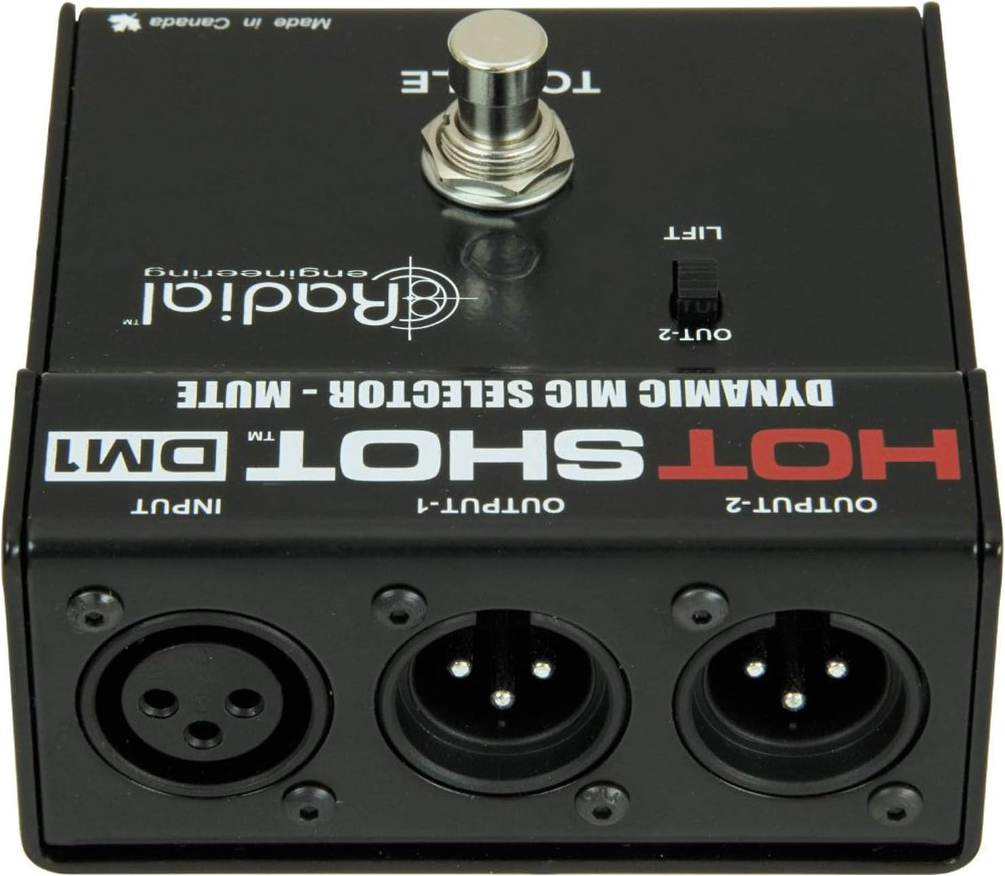 Radial Engineering R8001500 HotShot DM1 Mic Switcher Bundle