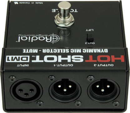 Radial Engineering R8001500 HotShot DM1 Mic Switcher Bundle