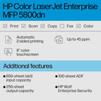 HP 5800dn Color LaserJet Enterprise MFP Printer