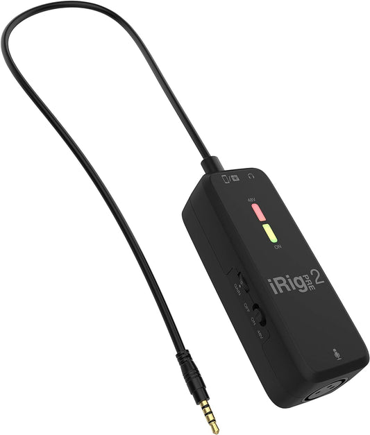IK Multimedia IP-IRIG-PRE2-IN Microphone Preamp Interface