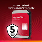 Western Digital WD121KFBX 12TB Red Pro NAS Hard Drive