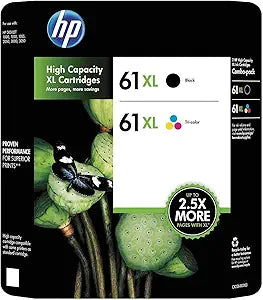 HP CR259FN 61XL High Yield Ink Cartridge Combo