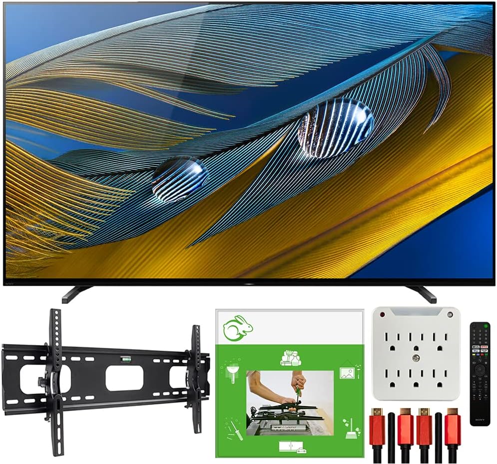 Sony XR65A80J 65" 4K OLED Smart TV Bundle Installation