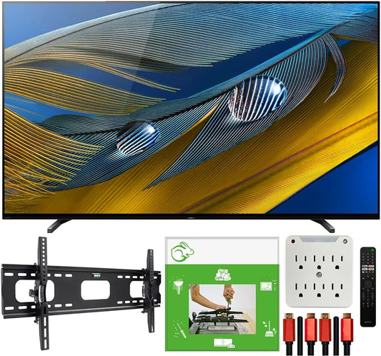 Sony XR65A80J 65" 4K OLED Smart TV Bundle Installation