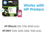 HP C2P07AN 62XL Tri-Color Ink High-Yield