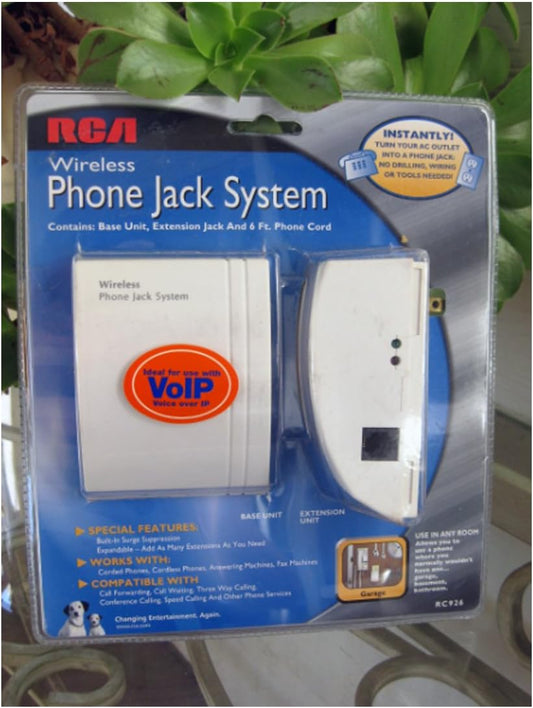 RCA RC926 Wireless Phone Jack - Easy Phone Extension