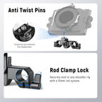 Neewer 10102568 15mm Rod Support Clamp