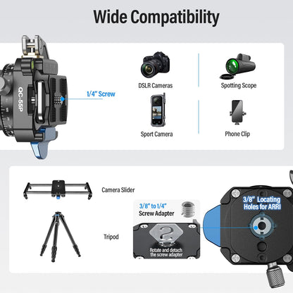 Sirui QC-55P 55mm Quick Release Plate Panoramic Head