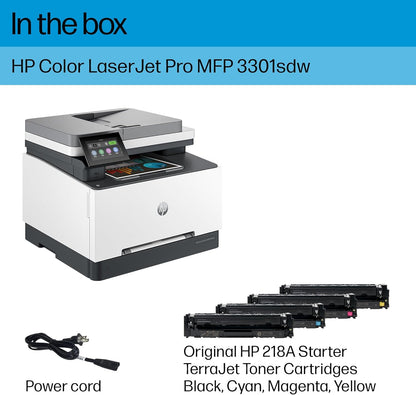 HP Color Laserjet Pro MFP 3301sdw Wireless Printer