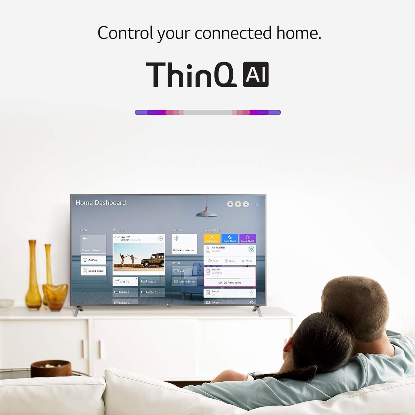 LG NANO90UPA 4K NanoCell Smart TV + Platin Audio System